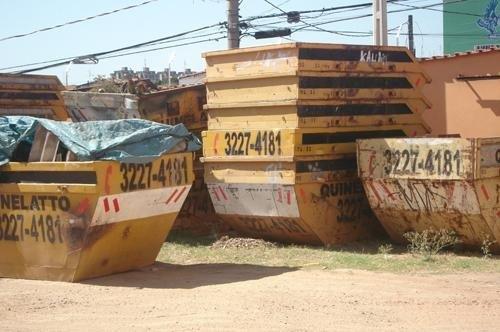 Caçamba para coleta de entulho