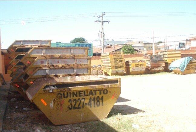 Caçamba para coleta de lixo